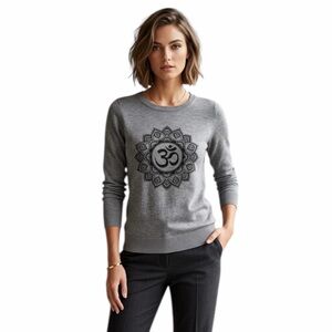⭐️ Chaser ($170) Om Mandala Cotton/Cashmere Pullover Sweater - PTP 20